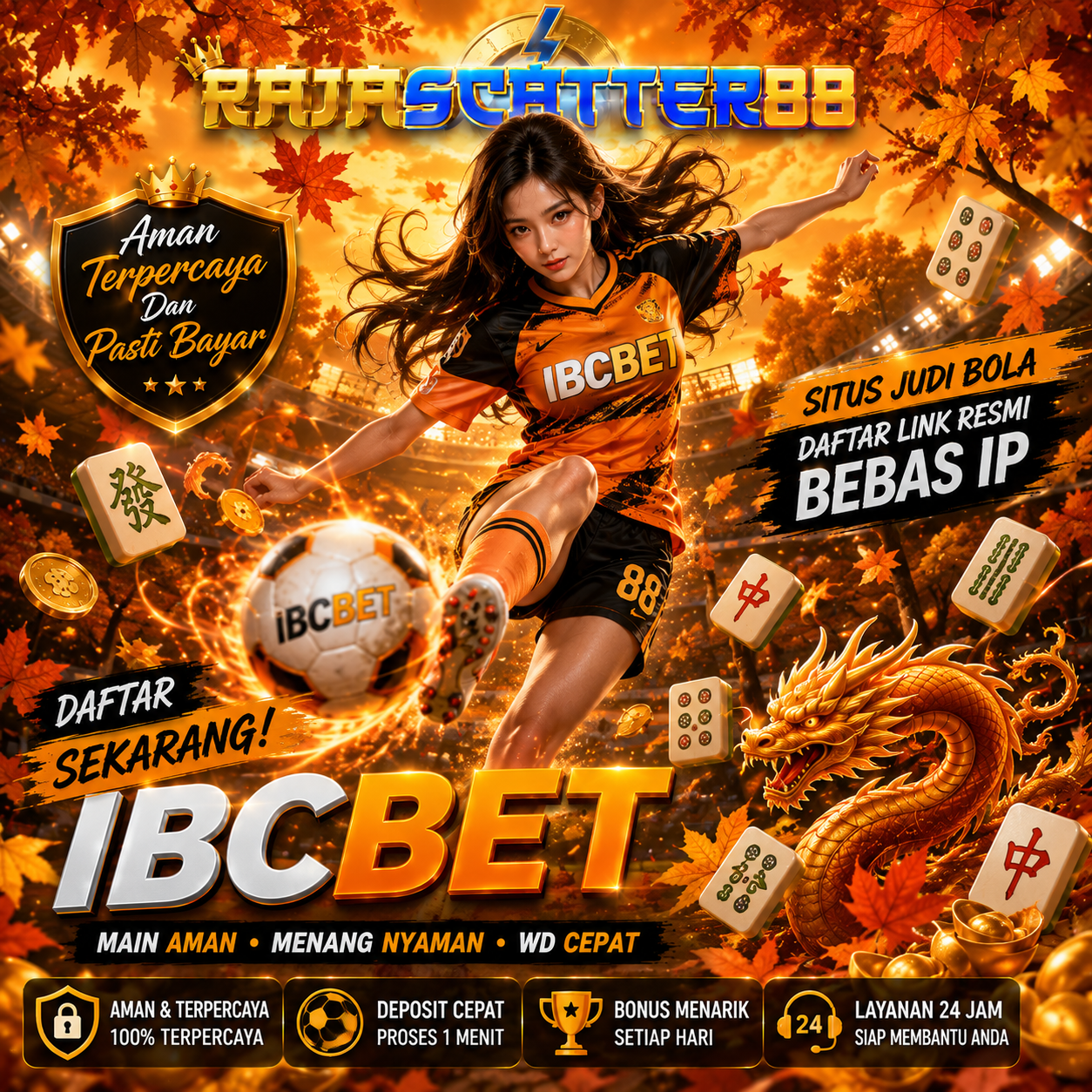 IBCBET ⚡ Daftar Link Ibcbet Resmi Afiliasi Rajascatter88 Situs Judi Bola Parlay Terpercaya